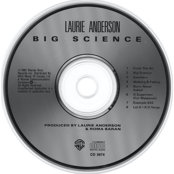 Laurie Anderson – Big Science (CD)
